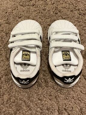 Toddler Adidas Superstar CF I Footwear size 4K